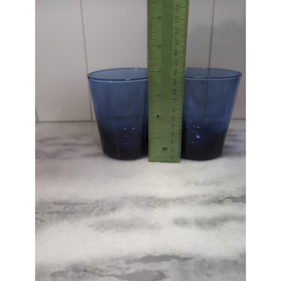 Anchor Hocking Cobalt Blue Whiskey Glasses,‎ Old Fashioned Glasses, Barware - Picture 8 of 9